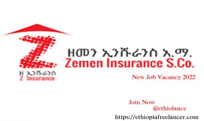 Zemen Insurance S.C New Job Vacancy 2022
